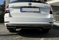 Skoda Octavia III A7 2013-2019 Cornice del diffusore posteriore (2013-2017, acciaio inox) foto 7