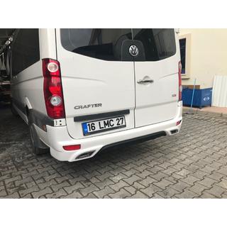 Copertura paraurti posteriore V2 (primer per verniciatura) Mercedes Sprinter W906 2006–2018 foto 1