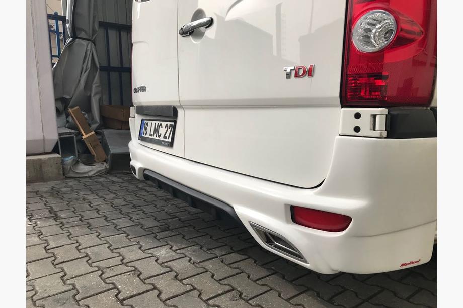 Volkswagen Crafter 2006-2016 Copertura paraurti posteriore V2 (primer per verniciatura) Foto 2