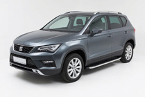 Seat Ateca 2016- Pedane laterali Fullmond (2 pz, alluminio) foto 1