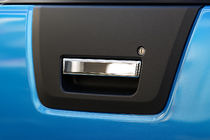 Nissan Navara 2006-2015 Copertura Maniglia Bagagliaio Acciaio Inox foto 1