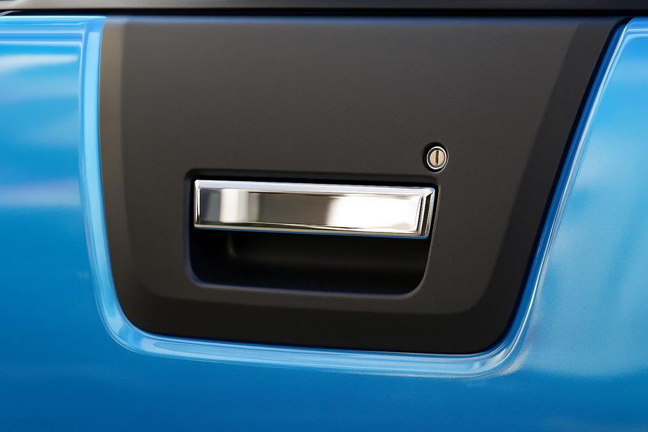 Nissan Navara 2006-2015 Copertura Maniglia Bagagliaio Acciaio Inox Image