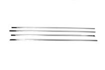 Skoda Superb 2001-2009 Cornici finestrini acciaio inox (4 pz) foto 3