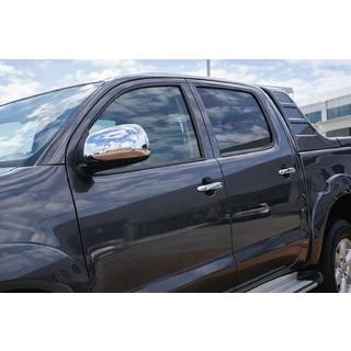 Coperture Specchietti (2 pz, Acciaio Inox) Toyota Hilux 2006-2015 foto 1