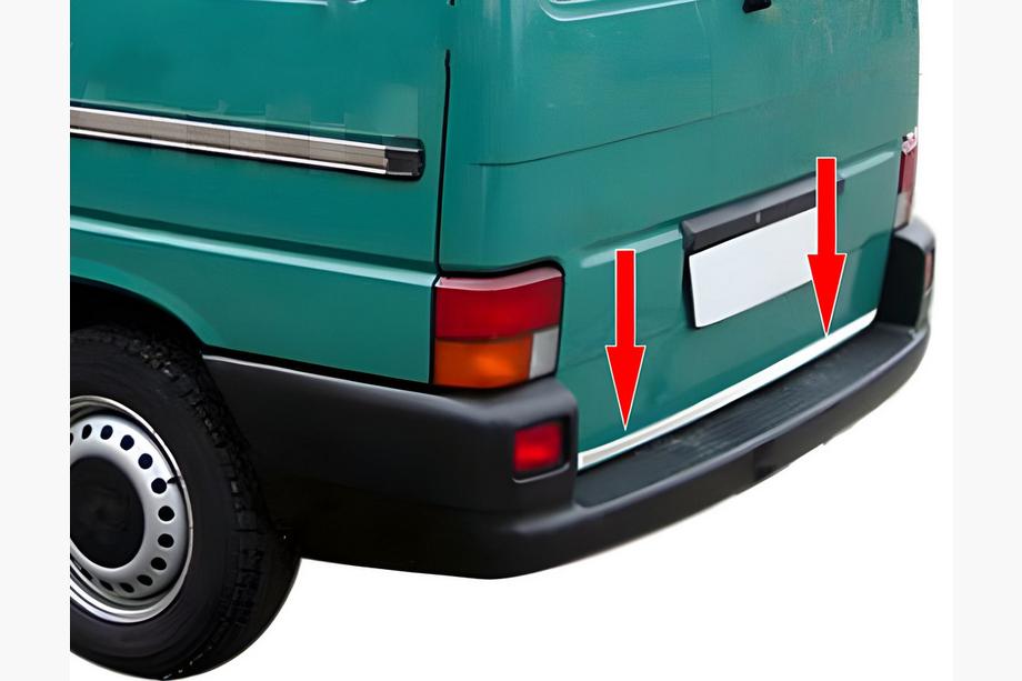 Volkswagen T4 Caravelle/Multivan 1990–2003 Protezione battivaligia acciaio inox Image