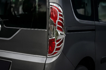 Opel Combo 2012-2018 Cornici cromate per fanali posteriori (2015↗, 2 pz, plastica) foto 1