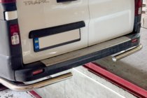 Opel Vivaro 2015-2019 Angolari posteriori (2 pz, acciaio inox) foto 1