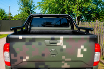 Isuzu D-Max 2011-2019 Roll bar per carrozzeria (nero) foto 5