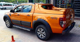 Ford Ranger 2011–2022 Modanature porta OmsaLine (4 pz, ABS) foto 2