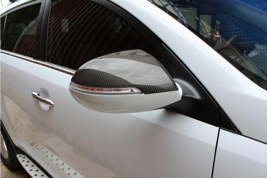 Kia Sportage 2010-2015 Cover Specchietti (2 pz, Carbonio) Foto 2