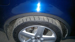 Audi A6 C5 2001-2004 Allargatori passaruota (4 pz, neri) foto 3