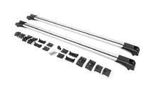 Nissan Qashqai 2007-2010 Barre portatutto per railings senza serratura Flybar V1 (2 pz) foto 4