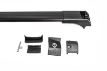 Toyota Land Cruiser Prado 150 2009-2023 Barre portatutto per railings senza serratura Flybar V1 (2 pz) foto 9