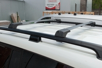 Toyota Land Cruiser Prado 150 2009-2023 Barre portatutto per railings senza serratura Flybar V1 (2 pz) foto 15