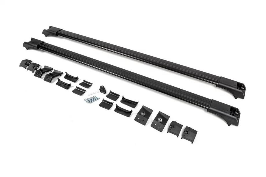 Volkswagen Caddy 2004-2010 Barre portatutto per railings senza serratura Flybar V1 (2 pz) fino a 140 cm, Grigio Foto 8