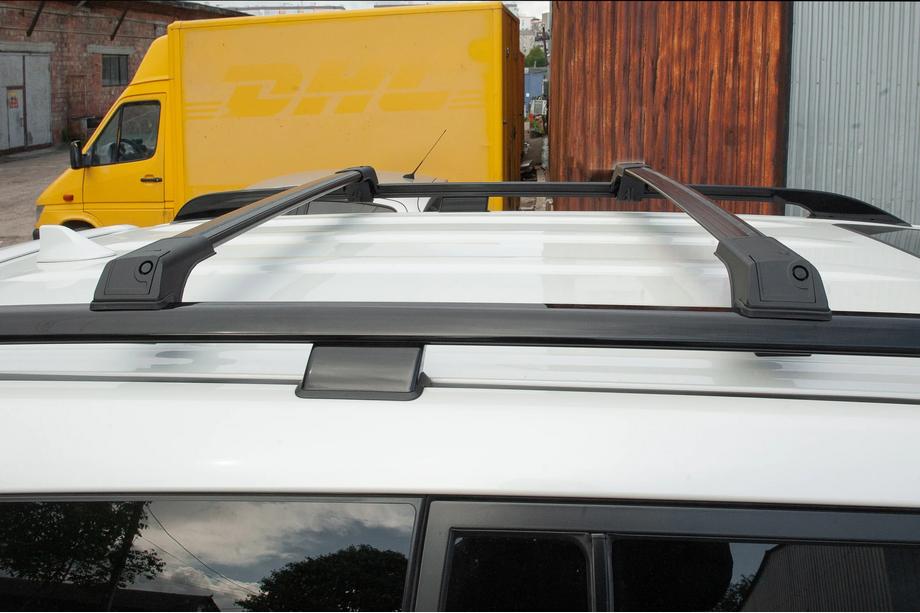 Volkswagen T5 2010-2015 Barre portatutto per railings senza serratura (2 pz) Foto 12