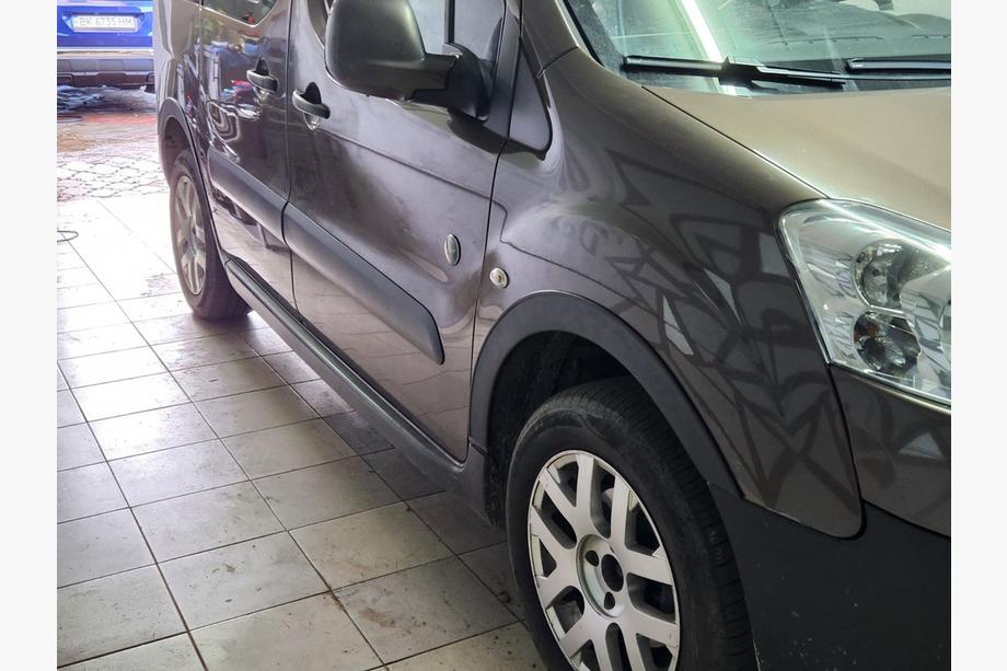 Citroen Berlingo 2008-2018 Allargatori passaruota (4 pz, neri) 1 Porta Laterale, Metallo Foto 9