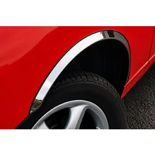 Bordini passaruota in acciaio inox (4 pz) Citroen Jumper 2007-2025 foto 1