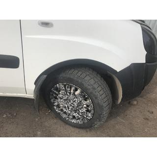Allargatori passaruota (4 pz, neri) Fiat Doblo I 2005-2010 foto 2