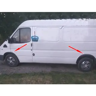 Allargatori passaruota (4 pz, neri)