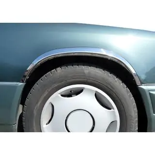 Cornici passaruota 1989-1995 (4 pz, acciaio inox) Mercedes E-сlass W124 1984–1997 foto 3