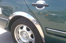 Mercedes E-class W210 1995-2002 Allargatori passaruota (4 pz, acciaio inox) foto 3