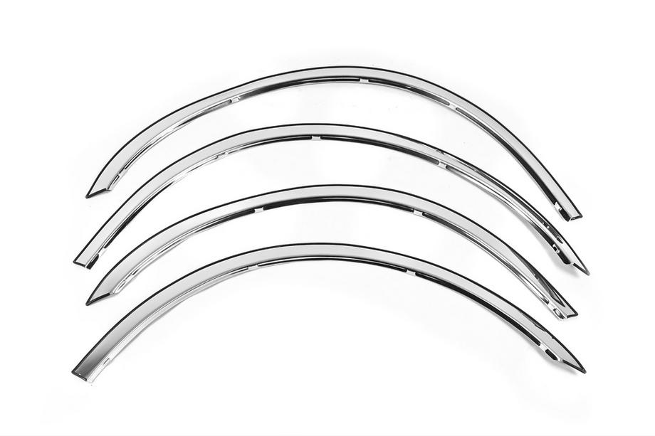 Mercedes E-class W211 2002-2009 Allargatori passaruota (4 pz, acciaio inox) Foto 5