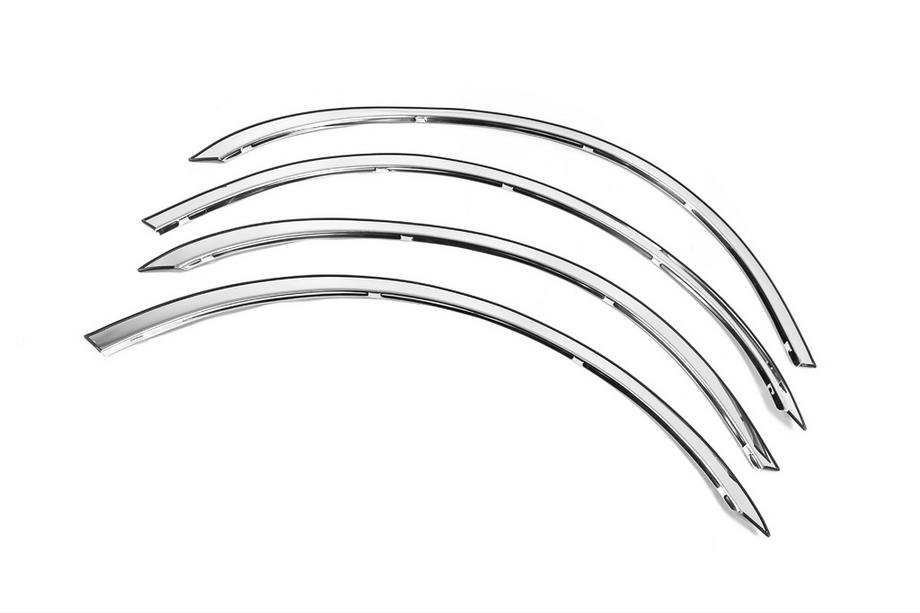 Mercedes E-class W211 2002-2009 Allargatori passaruota (4 pz, acciaio inox) Foto 6