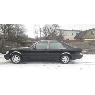 Copriruota parafango (Short/Long, 4 pz, acciaio inox) Mercedes S-сlass W140 1991-1998 foto 2