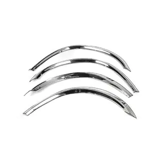 Allargatori passaruota (4 pz, acciaio inox) Mercedes ML W163 1997-2005 foto 2