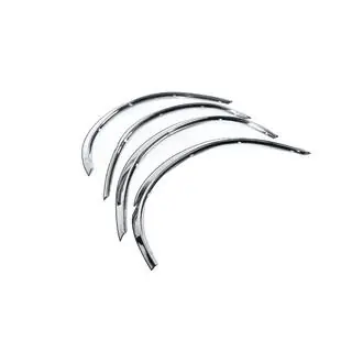 Bordini passaruota in acciaio inox (4 pz) Mercedes W116 1972-1980 foto 3
