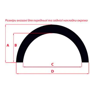 Allargatori passaruota (4 pz, neri) foto 3
