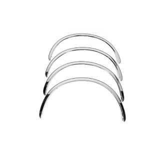 Allargatori passaruota (4 pz, acciaio inox) Nissan Micra K12 2003-2010 foto 3