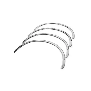 Allargatori passaruota (4 pz, acciaio inox) foto 1