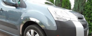 Peugeot Partner Tepee 2008-2018 Bordini passaruota in acciaio inox (4 pz) foto 9