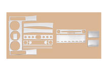 Land Rover Freelander I 1997-2006 Kit rivestimenti cruscotto (2004-2005, 12 pezzi) foto 2