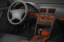 Mercedes C-class W202 1993-2001 Coperture cruscotto (1995-1997) Alluminio foto 1