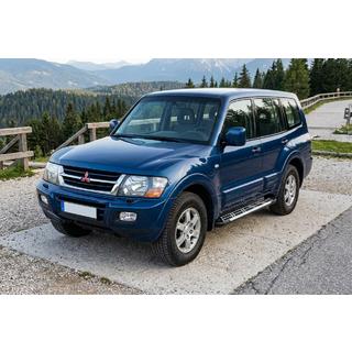 Pedane Laterali Sunrise (2 pz, Alluminio) Mitsubishi Pajero Wagon III 1999-2006 foto 1