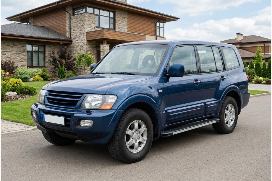 Mitsubishi Pajero Wagon III 1999-2006 Pedane Laterali Tayga (2 pz, Alluminio) Image