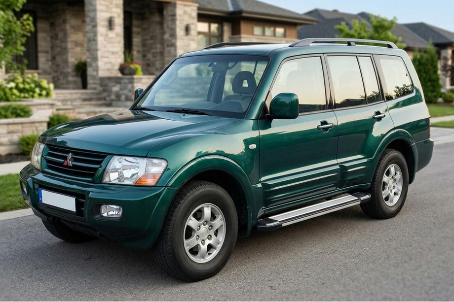 Mitsubishi Pajero Wagon III 1999-2006 Pedane Laterali Rainbow (2 pz, Alluminio) Image