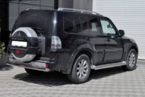 Mitsubishi Pajero Wagon III 1999-2006 Barra Posteriore AK002 (Acciaio Inox) foto 2