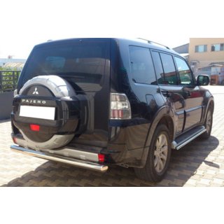 Barra Posteriore AK002 (Acciaio Inox) Mitsubishi Pajero Wagon III 1999-2006 foto 3