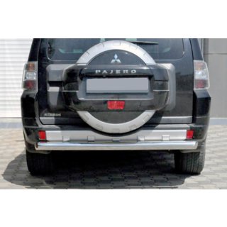 Barra Posteriore AK002 (Acciaio Inox) Mitsubishi Pajero Wagon III 1999-2006 foto 1