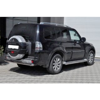 Barra Posteriore AK002 (Acciaio Inox) Mitsubishi Pajero Wagon III 1999-2006 foto 2