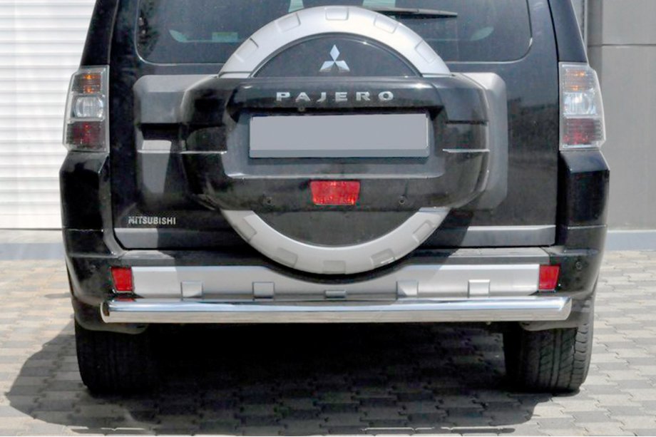 Mitsubishi Pajero Wagon III 1999-2006 Barra Posteriore AK002 (Acciaio Inox) Image