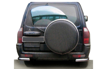 Mitsubishi Pajero Wagon III 1999-2006 Barra Posteriore AK003 (Acciaio Inox) foto 1