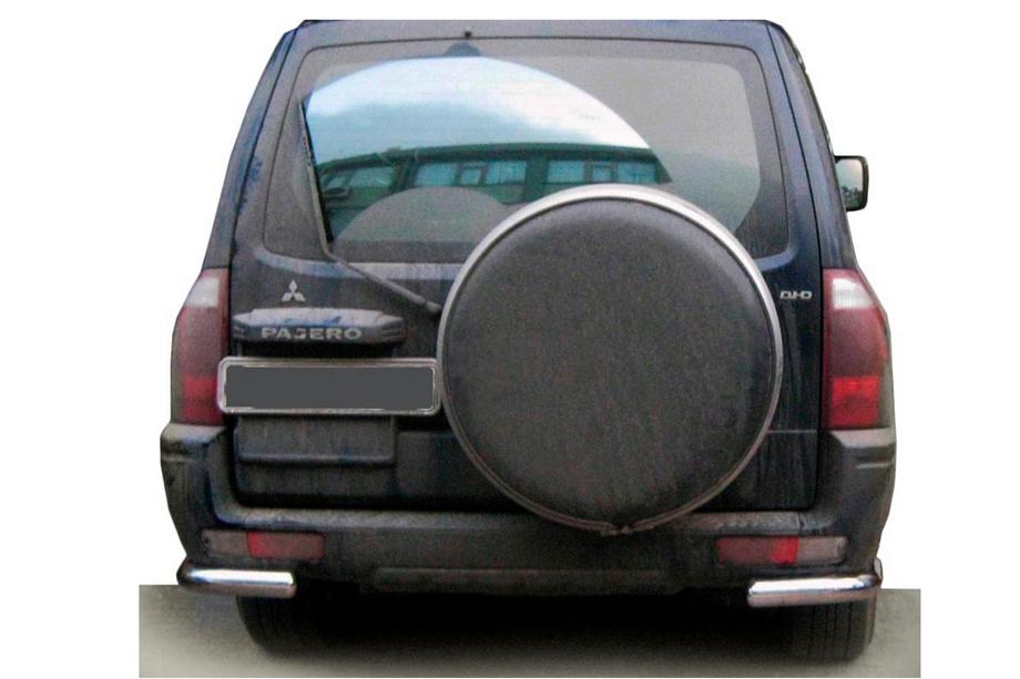 Mitsubishi Pajero Wagon III 1999-2006 Barra Posteriore AK003 (Acciaio Inox) Image