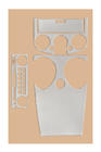 Mitsubishi Colt 2004-2012 Coperture cruscotto (2004-2007) foto 2