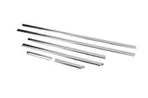 BMW 3 Series E46 1998-2006 Modanature Porte Cromate Acciaio Inox foto 3