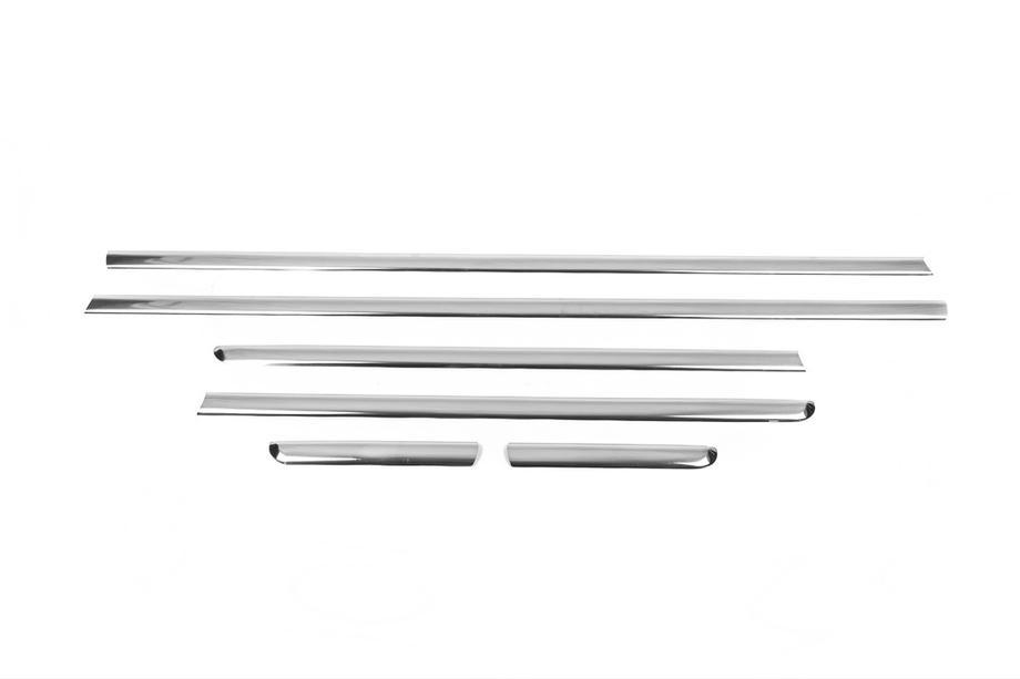 BMW 3 Series E46 1998-2006 Modanature Porte Cromate Acciaio Inox Foto 2